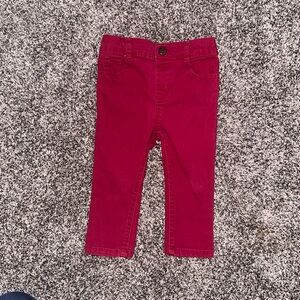 Garanimals Brand Red/Pink Pants Size 18 Months Baby Girl Great Condition